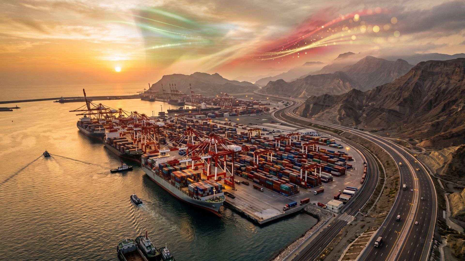 CPEC infrastructure connecting Gwadar to the region