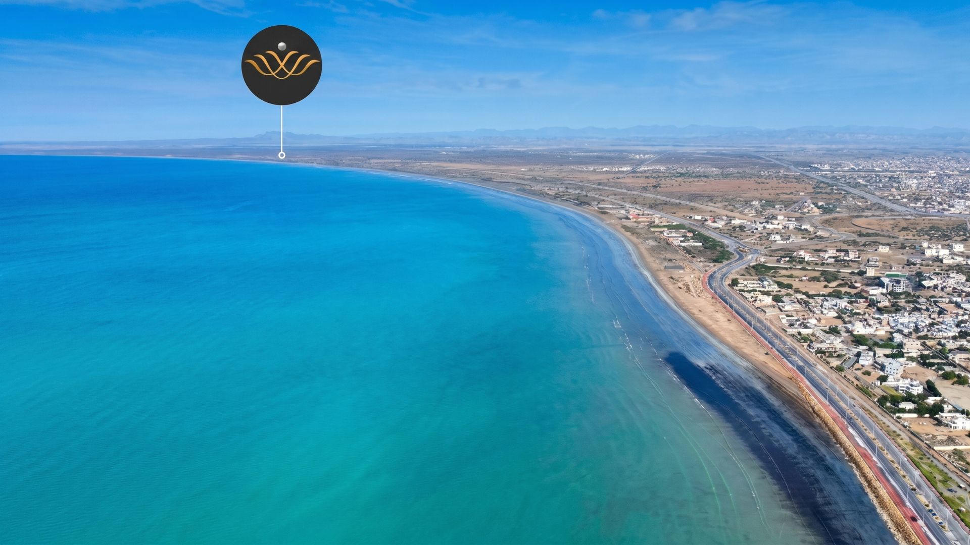 White Pearl City Gwadar location